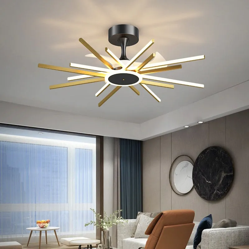 Lux Star Invisible Remote Ceiling Fan