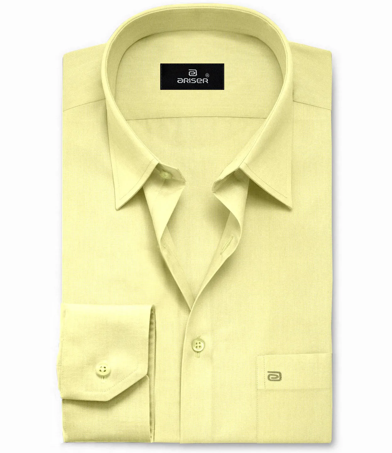 Luxor - Light Yellow Formal Shirts for Men | Ariser