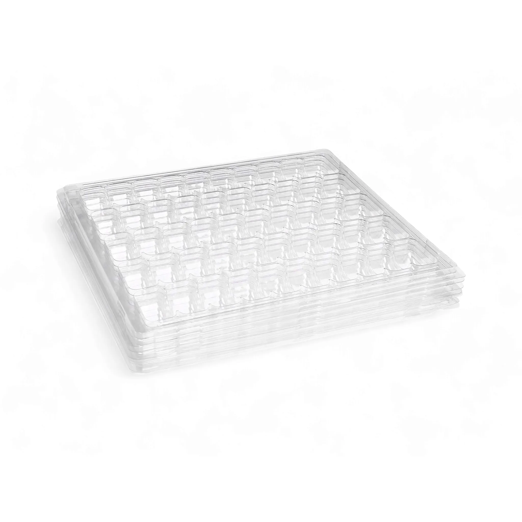 Macaron Display PET Container Tray 33.3x 25.2cm fits 48