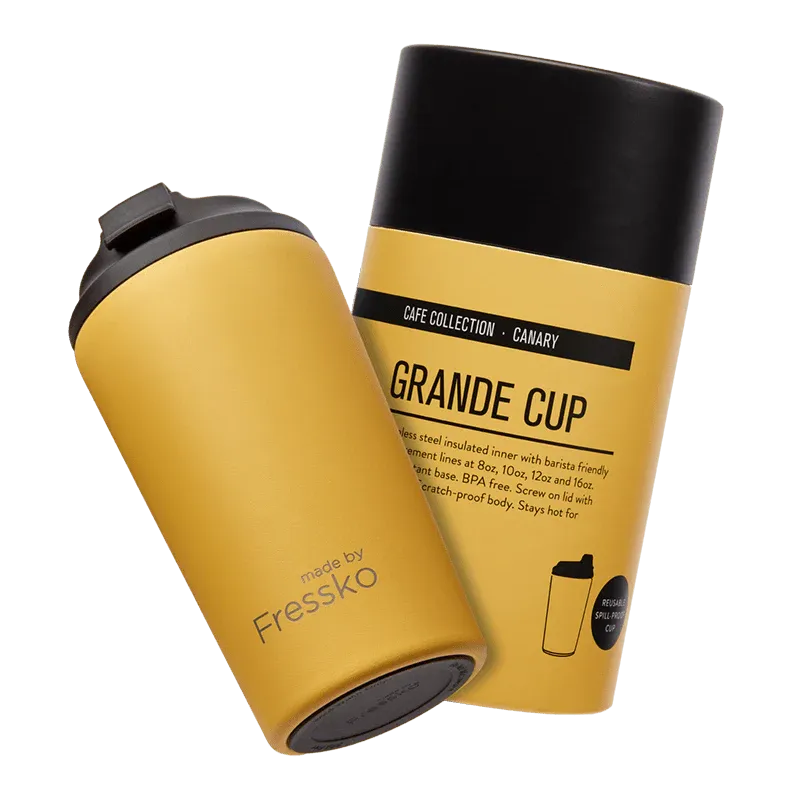 Made by Fressko Grande Stainless Lined Coffee Cup 475ml/16oz