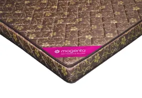 magenta King Size 5 Inch Sleeping Mattress for Bed Breathable HR Memory Foam Lightweight Material Feel Relax Rollable Mattress in Brown Color - (78X72X5)