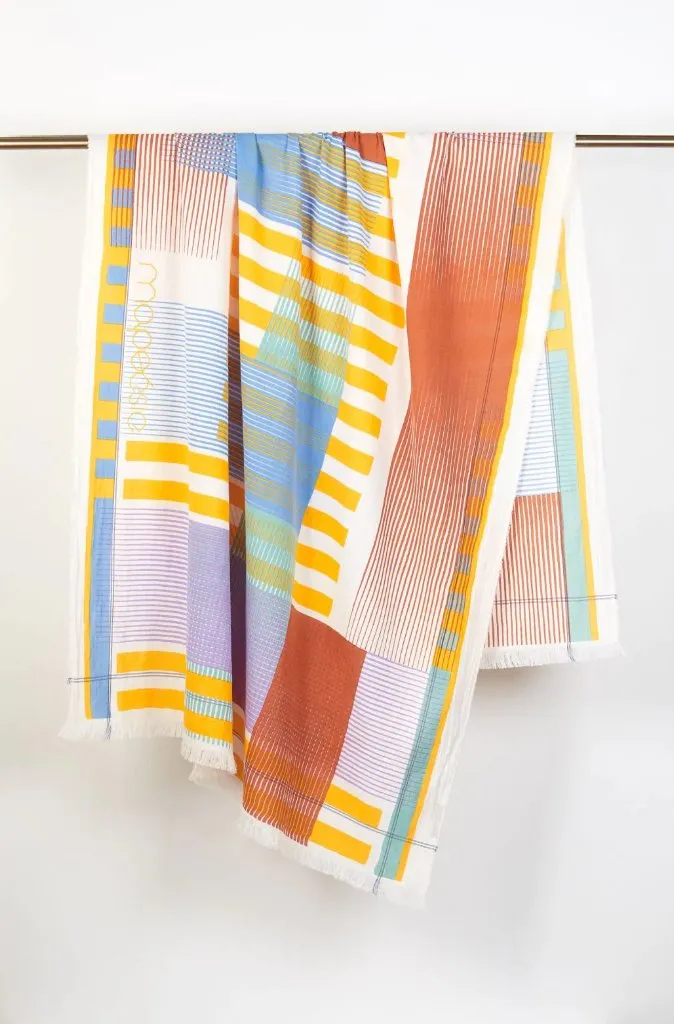 Mapoesie Vibrant Beach Towel in Sun