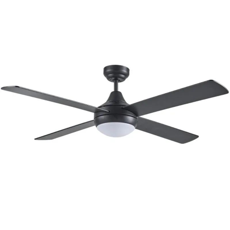 Martec Link 48" AC Ceiling Fan with Tricolour LED Light & Wall Control - Matt Black