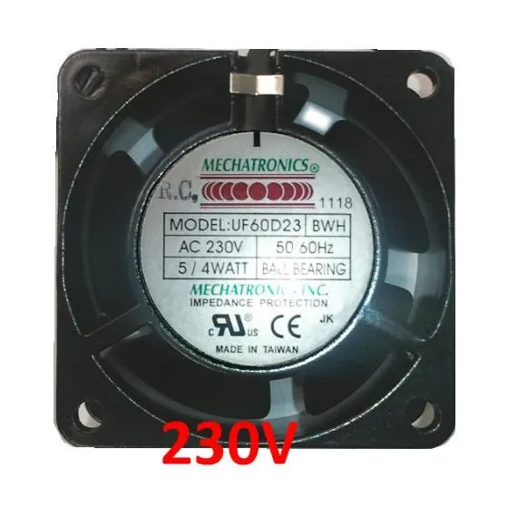 Mechatronics 60x60x30mm AC 230V Fan UF60D23-BWHR