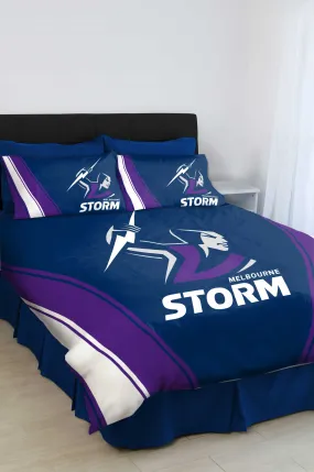 Melbourne Storm Quilt Doona Duvet Cover Pillow Case Set