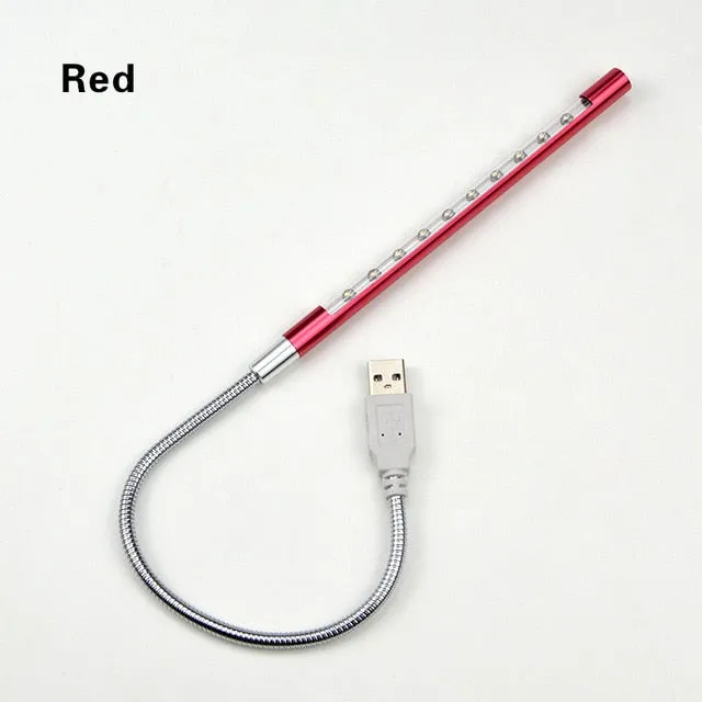 Mini Metal Flexible USB Led Computer Light