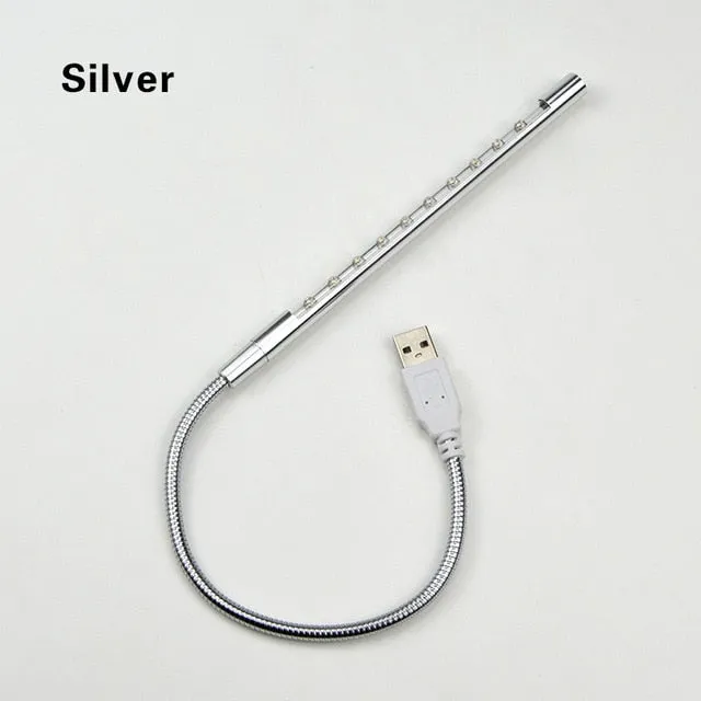 Mini Metal Flexible USB Led Computer Light