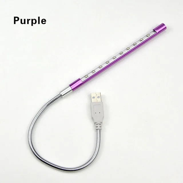 Mini Metal Flexible USB Led Computer Light