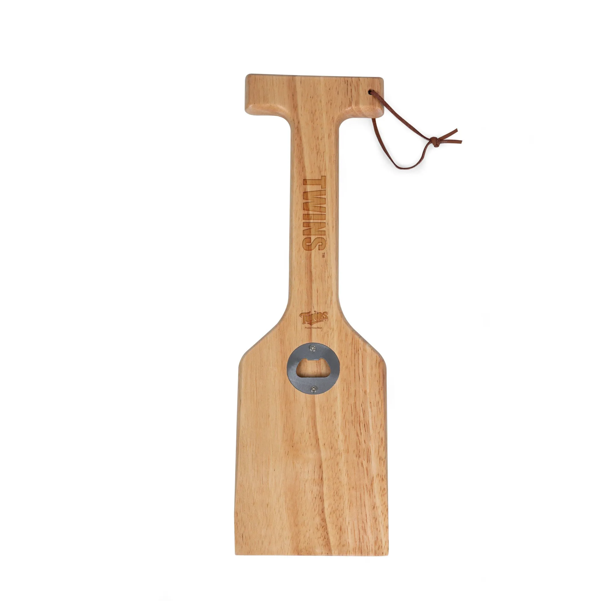 Minnesota Twins - Hardwood BBQ Grill Scraper with Bottle Opener