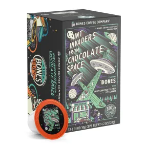 Mint Invaders From Chocolate Space Bones Cups - 12 Count