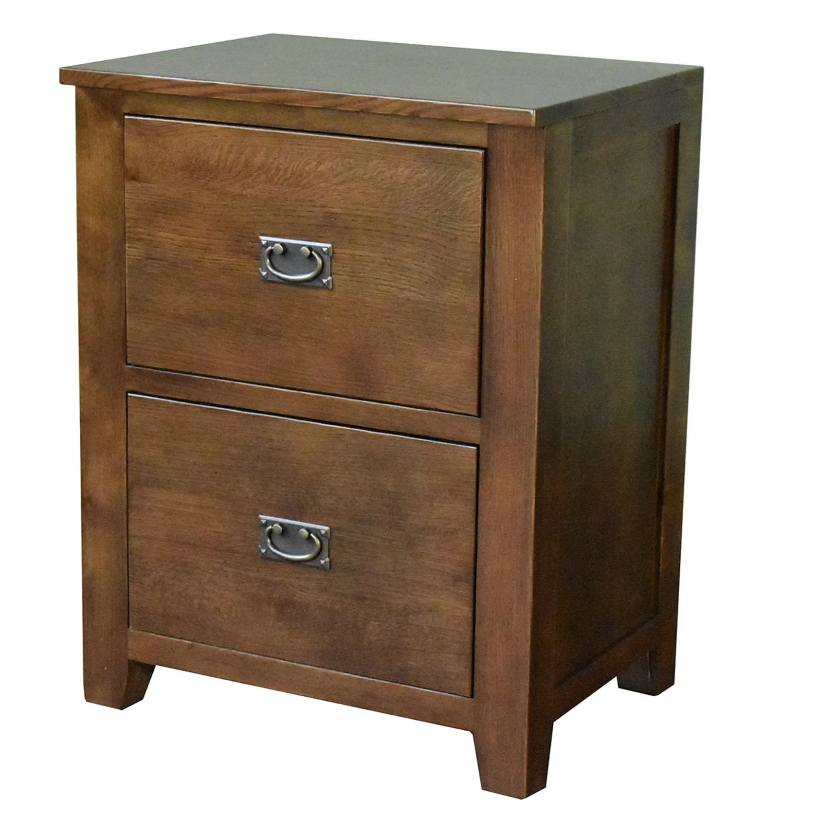 Mission 2 Drawer File Cabinet - Walnut (AW)