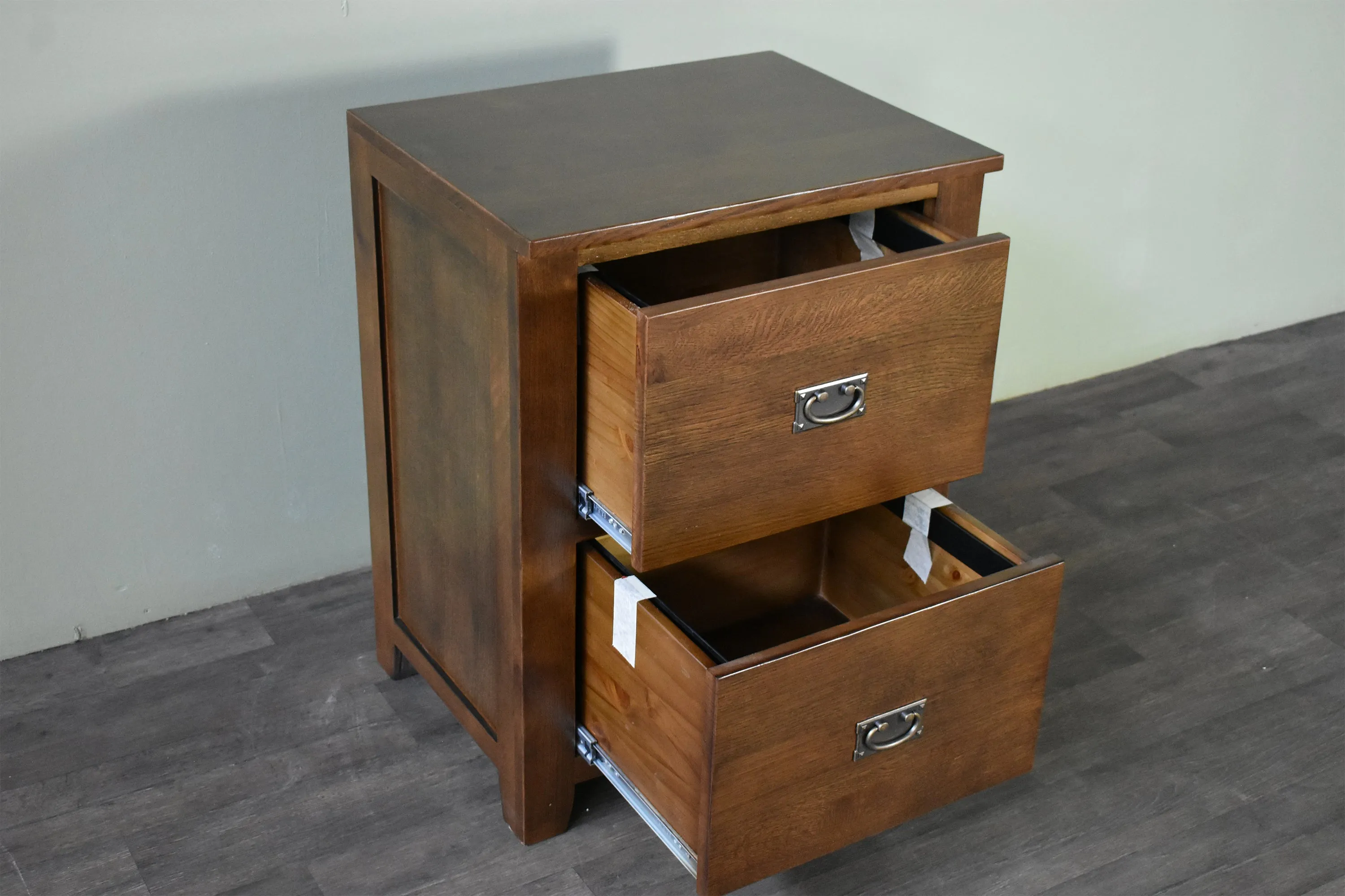 Mission 2 Drawer File Cabinet - Walnut (AW)