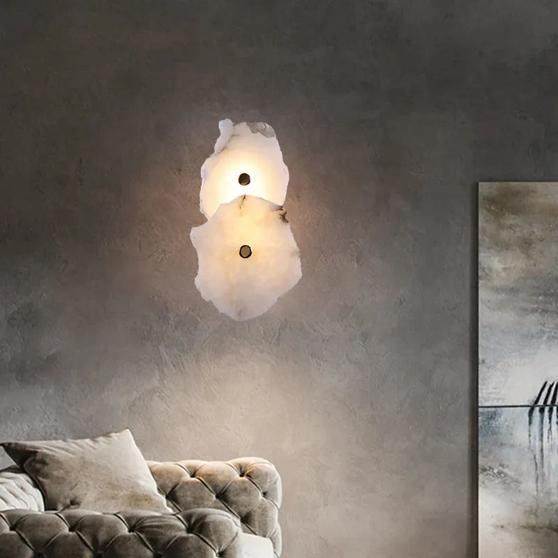 Modern Alabaster Wall Sconce