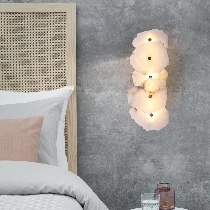 Modern Alabaster Wall Sconce