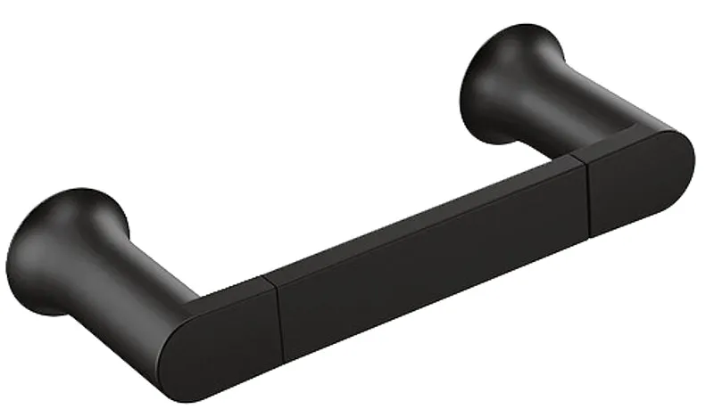 Moen Genta LX BH3886BL Towel Bar, 6-7/8 in L Rod, Zinc, Matte, Wall Mounting :CD  1: QUANTITY: 1