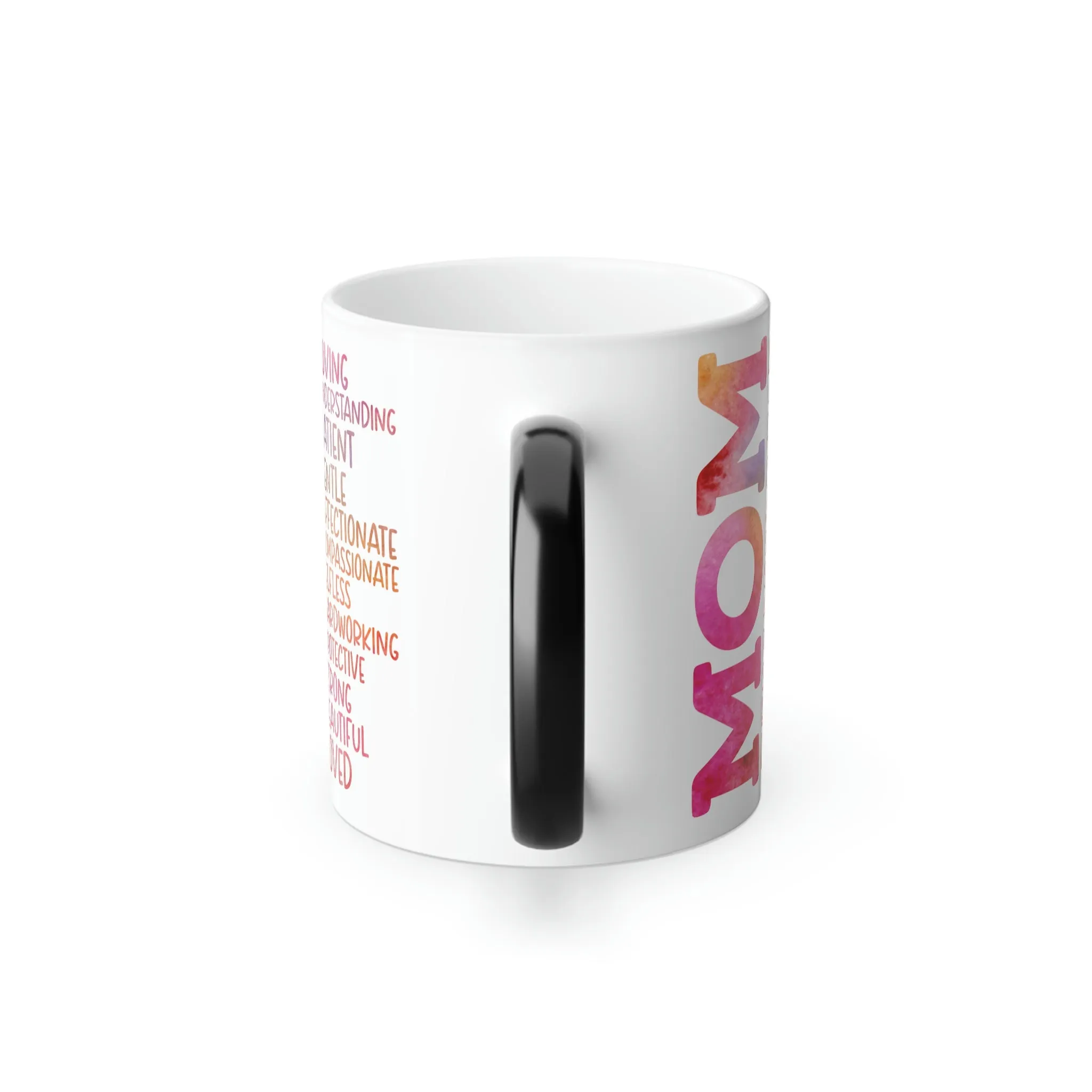 Mom describers colored 11oz Color Morphing Mug