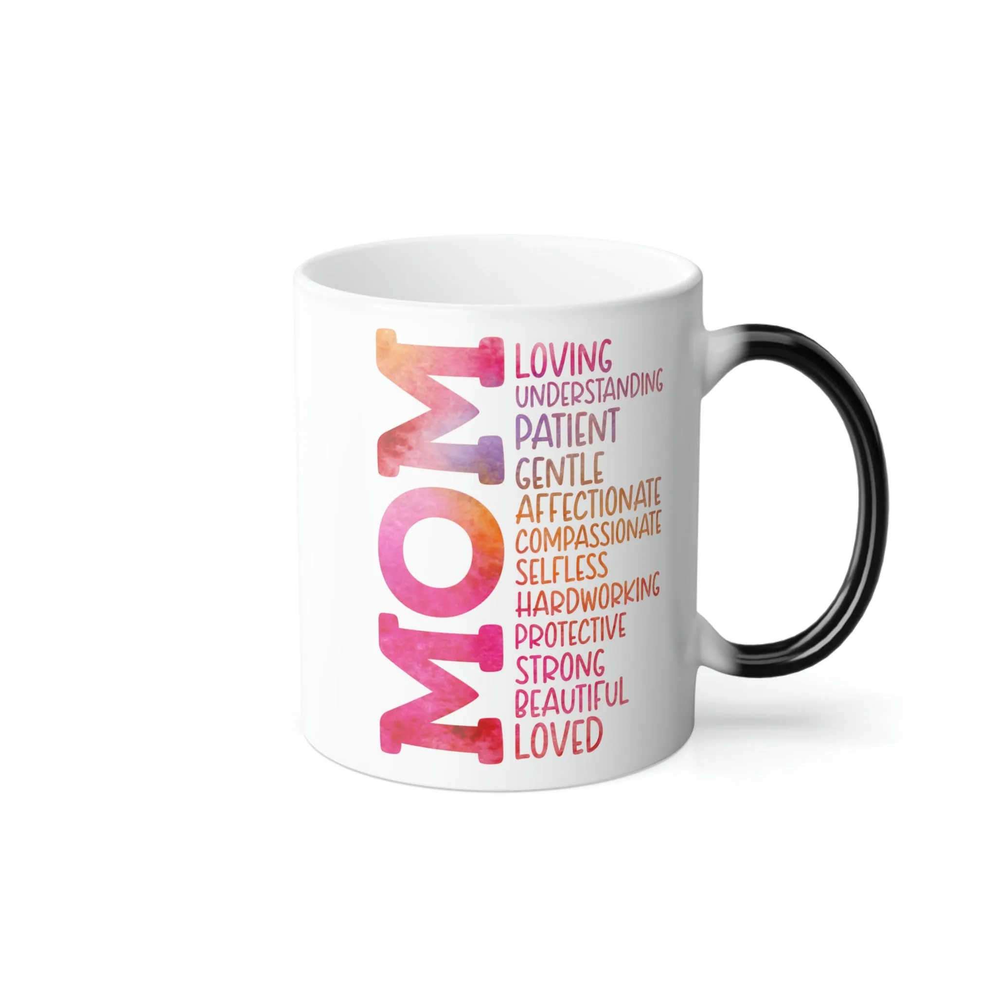 Mom describers colored 11oz Color Morphing Mug