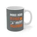 more boos please happy halloween mug ,halloween mug gift,ceramic mug gift,coffee mug gift,more boos please ,pumpkin spice,halloween witch