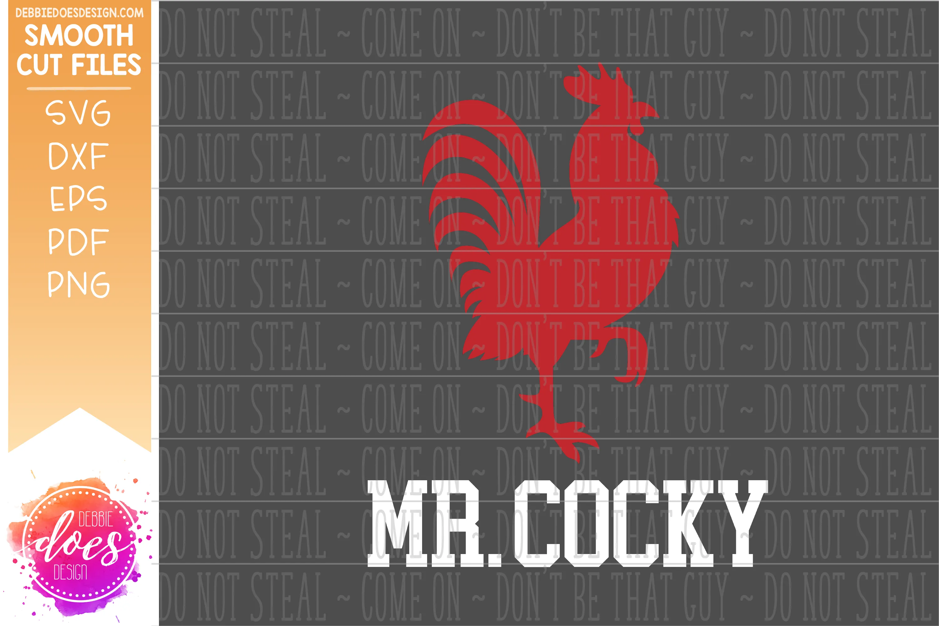 Mr. Cocky - SVG File