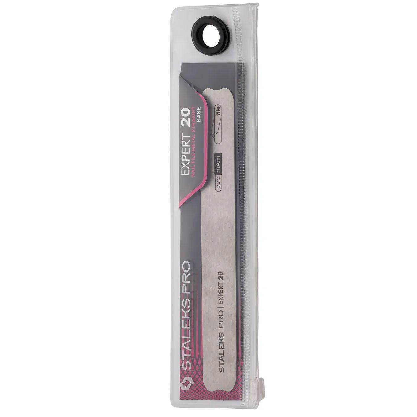 Nail File Metal Straight File Base - Expert 20   MBE-20