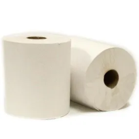 New Generation White Hardwound Roll Towels-White(8" X #800)