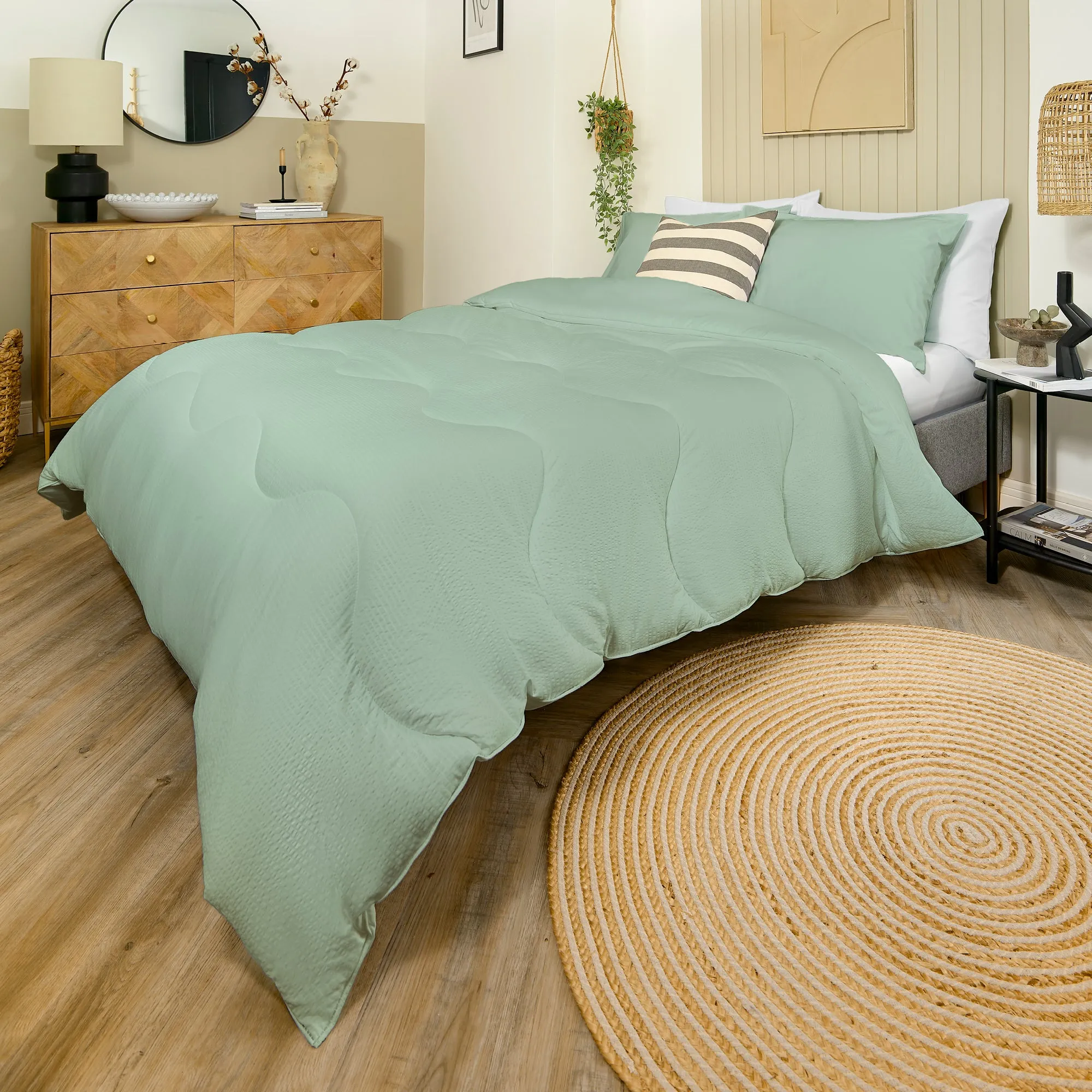 Night Lark® Seersucker Coverless Duvet