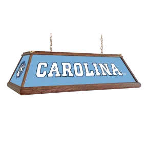 North Carolina Tar Heels: Premium Wood Pool Table Light Carolina Blue / Mascot Cap