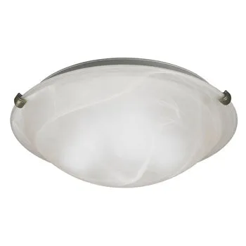 Ofelia L680116MP024A1 - LED Flush Mount, Pewter Finish, Marbled Glass, 24W, 3000K, ENERGY STAR, Dimmable Option