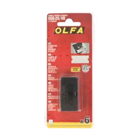 Olfa | Scraper Blade for GRS-2 S/Steel 40X18mm 6Pk