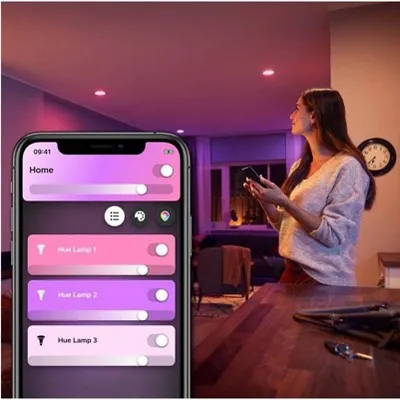 Open Box - Philips Hue 2pk BR30 Color LED Smart Bluetooth Lights and Bridge Compatible