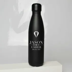 Personalised Tux Engraved Thermos Bottle 500ml