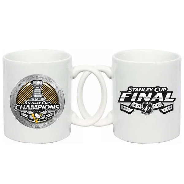 Pittsburgh Penguins 2016 Stanley Cup Champions Ceramic White Coffee Mug (11 oz)