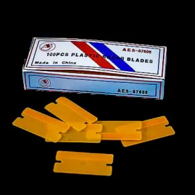 Plastic Razor Blades