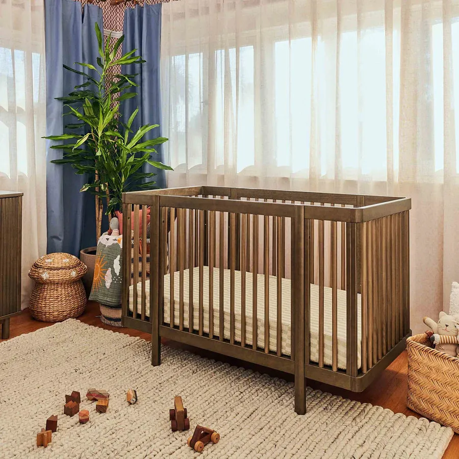 Pogo 8-in-1 Convertible Crib with All-Stages Conversion Kits | Natural Walnut