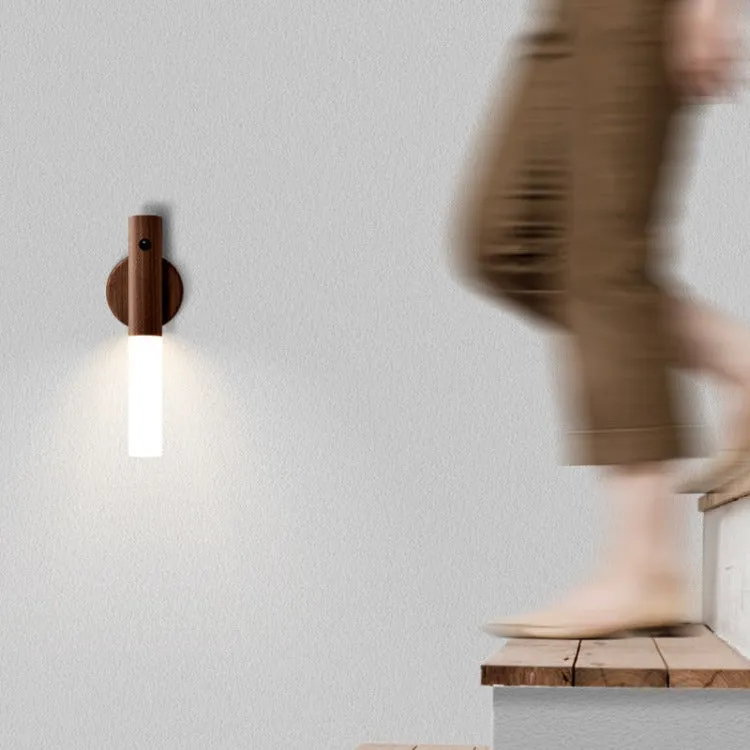 Portable Wood Smart LED Torch | Walnut