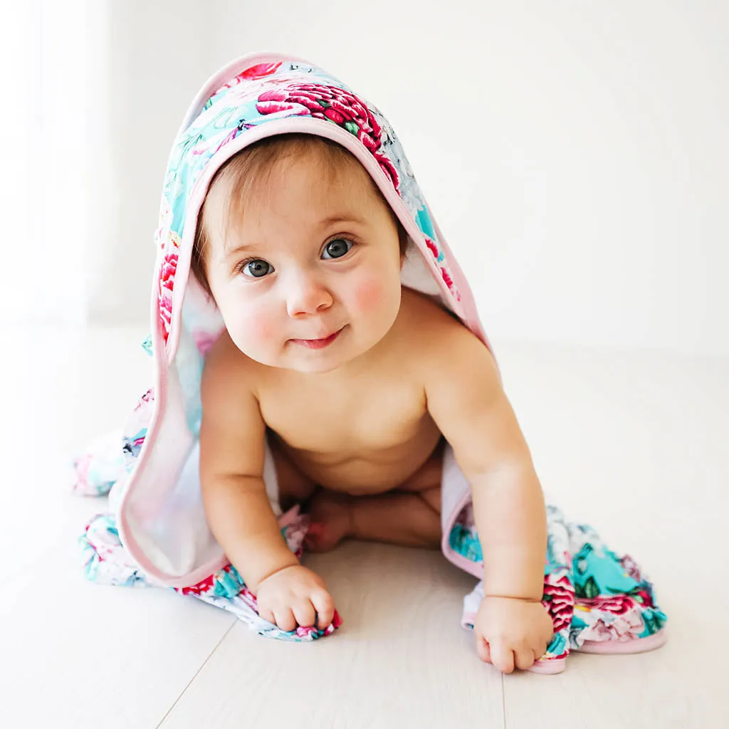 Posh Peanut Eloise Ruffled Hooded Towel