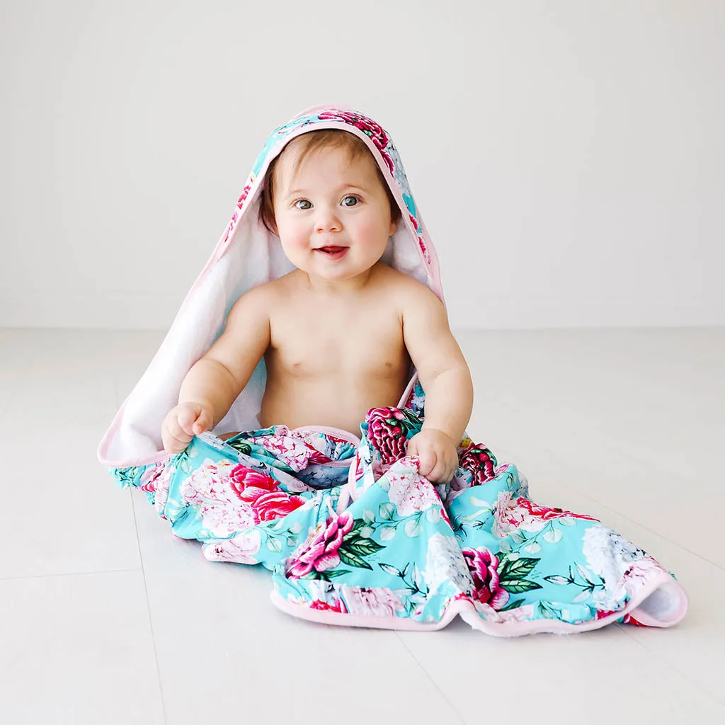 Posh Peanut Eloise Ruffled Hooded Towel