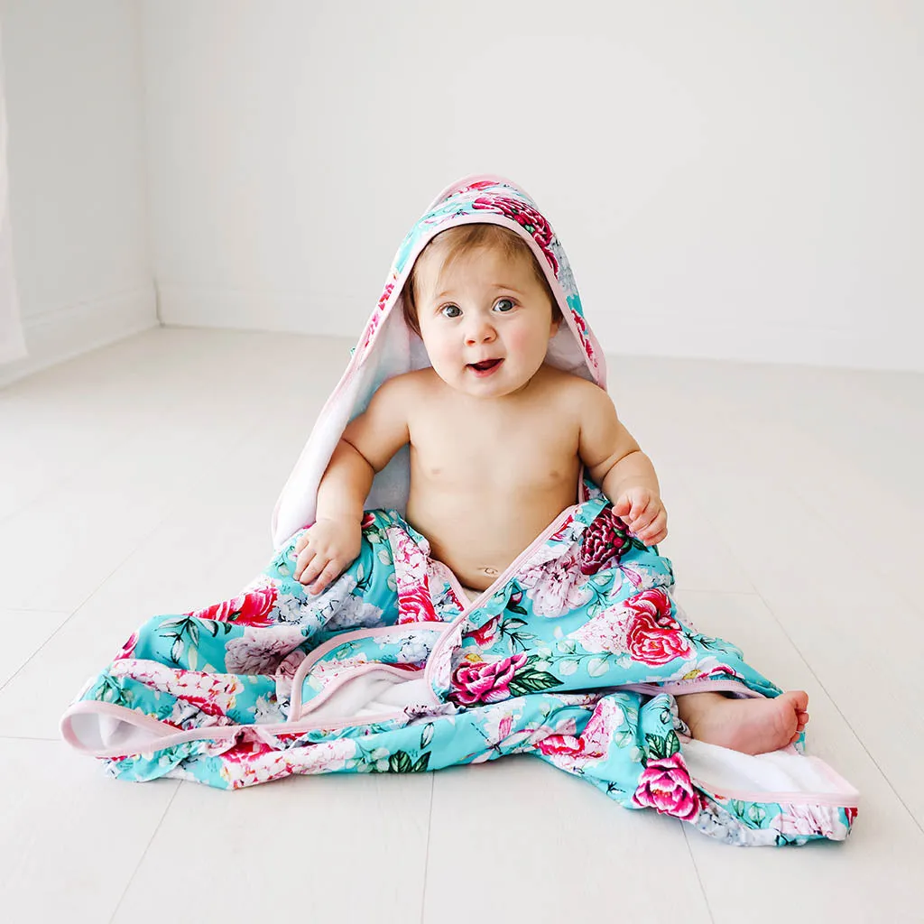 Posh Peanut Eloise Ruffled Hooded Towel