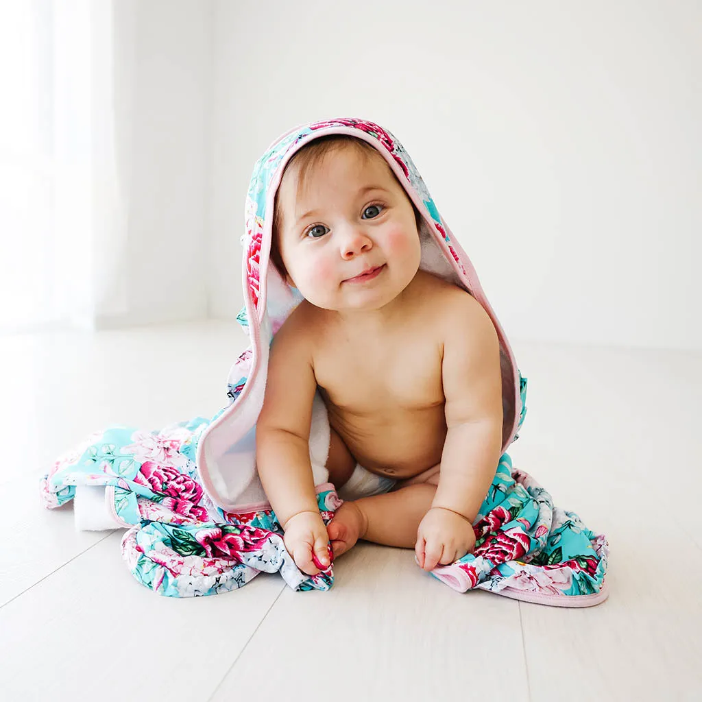 Posh Peanut Eloise Ruffled Hooded Towel