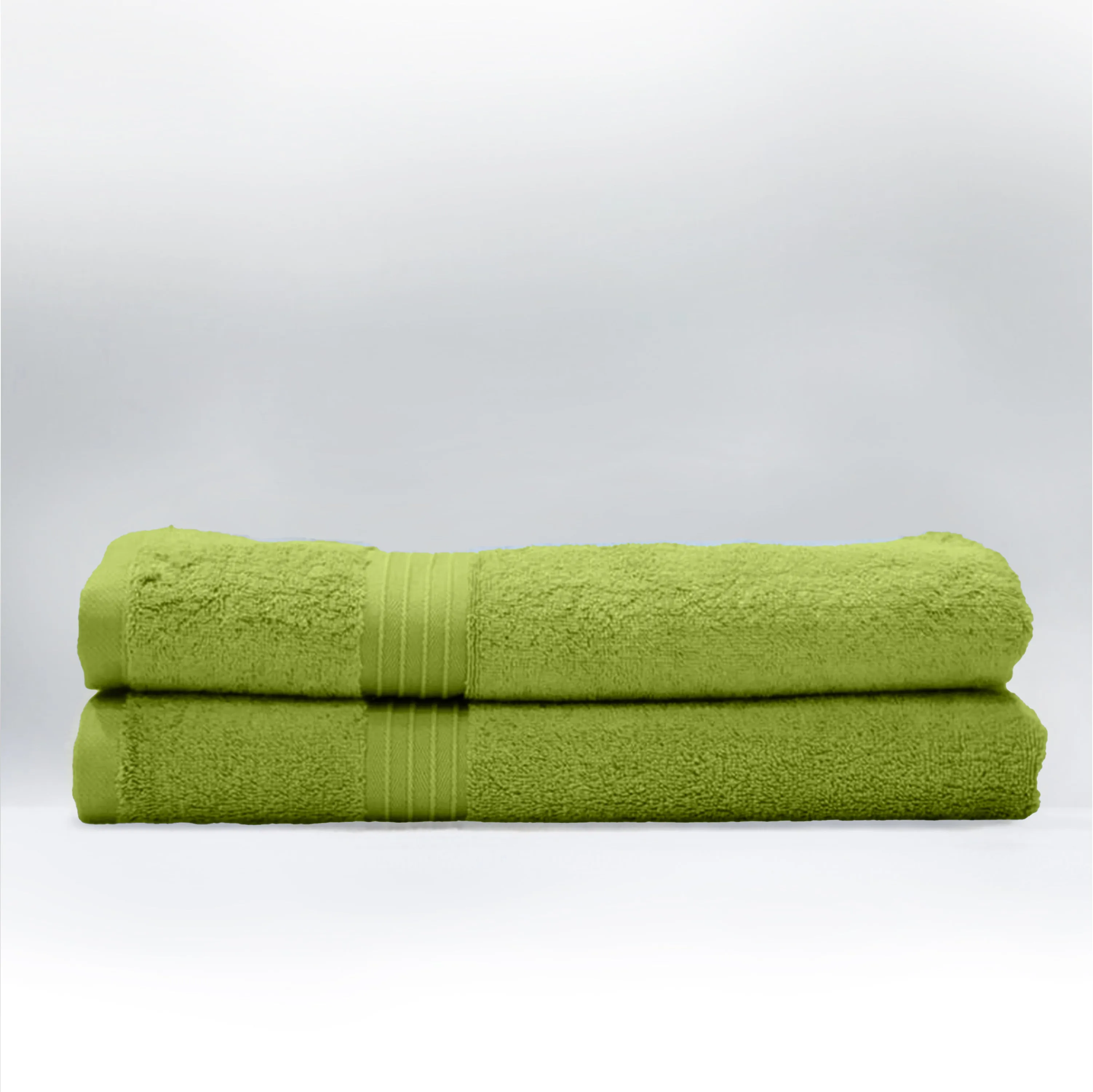 Premium Sage Green Pack of 2  600gsm High Quality Cotton Bath Towel 70x140cm