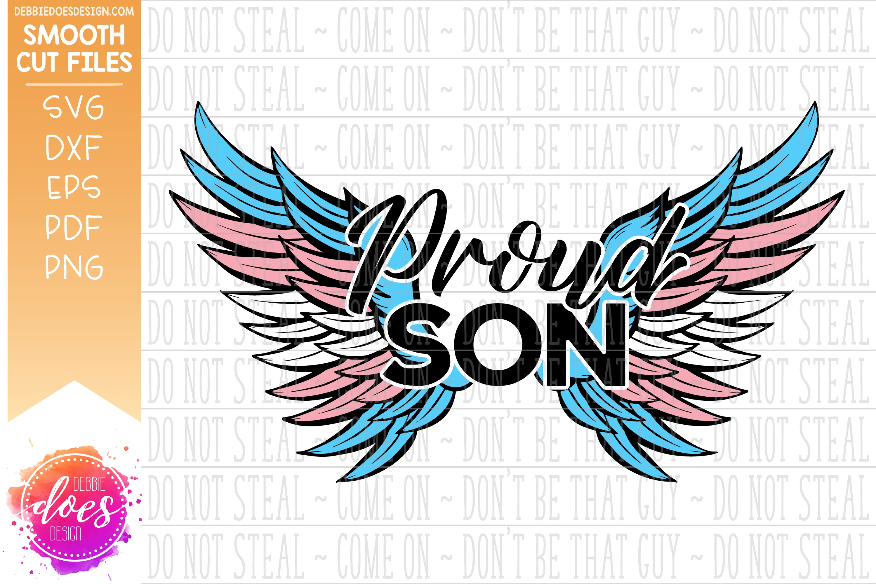 Proud Son - Transgender Wings - SVG File