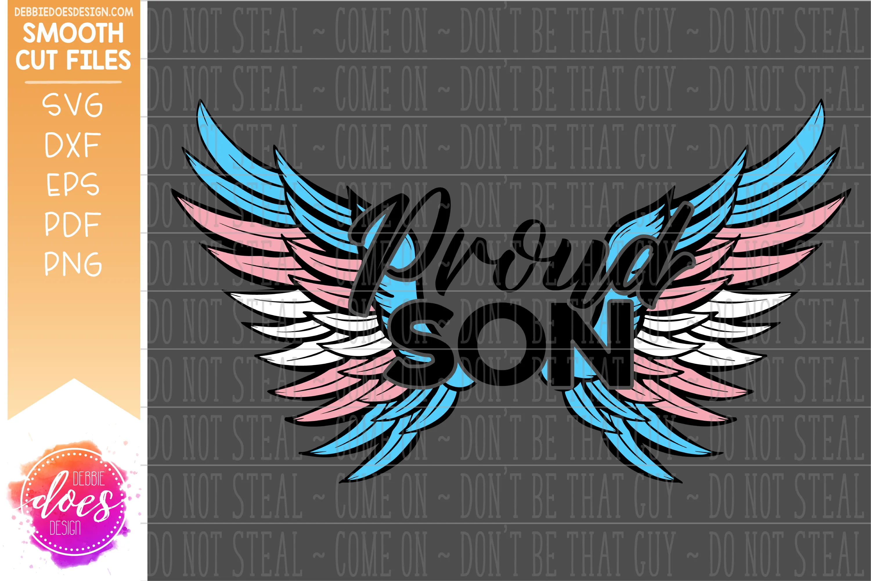 Proud Son - Transgender Wings - SVG File