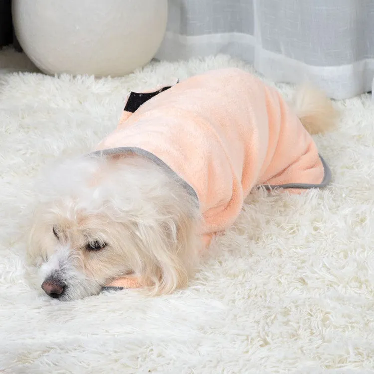 Quick-Dry Pet Bathrobe – Ultra-Absorbent Microfiber Towel for Dogs and Cats!