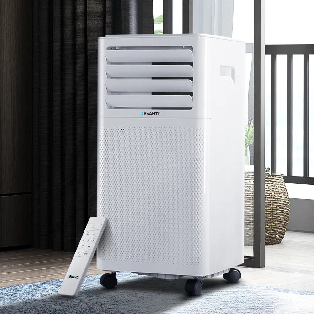 Quiet 7000BTU 3-in-1 Portable Air Conditioner - Devanti