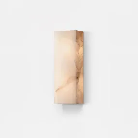 Rectangular Alabaster Wall Sconce