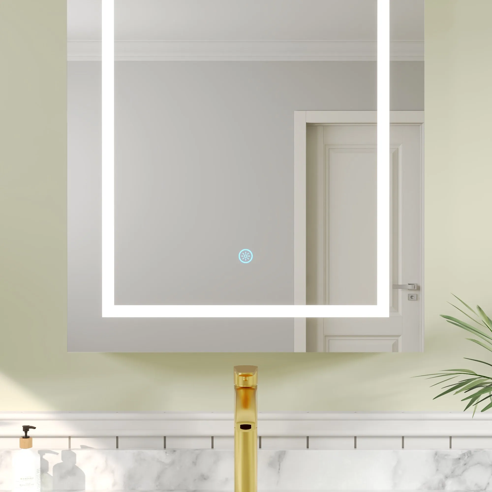 Rectangular Bathroom Vanity Mirrors, Bright Adjustment