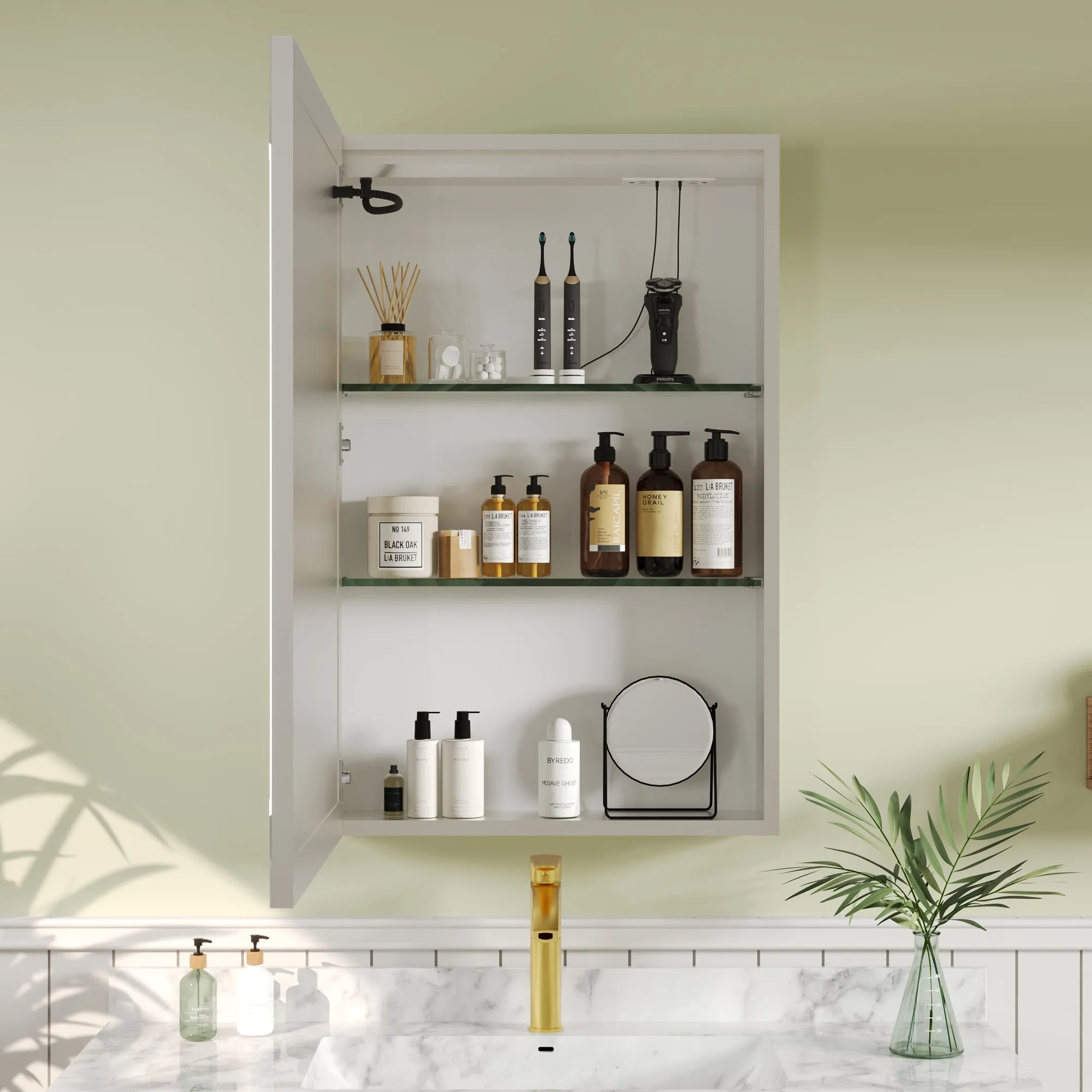 Rectangular Bathroom Vanity Mirrors, Bright Adjustment