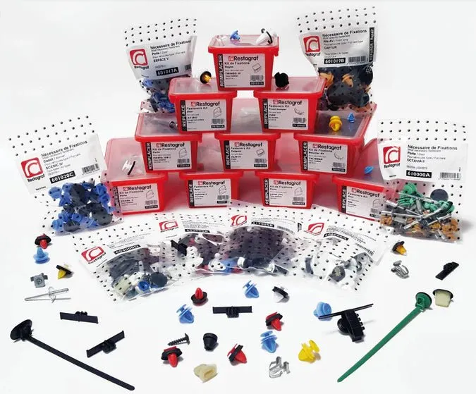 Restagraf Full Bonnet Fixings & Fasteners- Fitting Kit, Golf (10.1991 → 06.1999) , Volkswagen