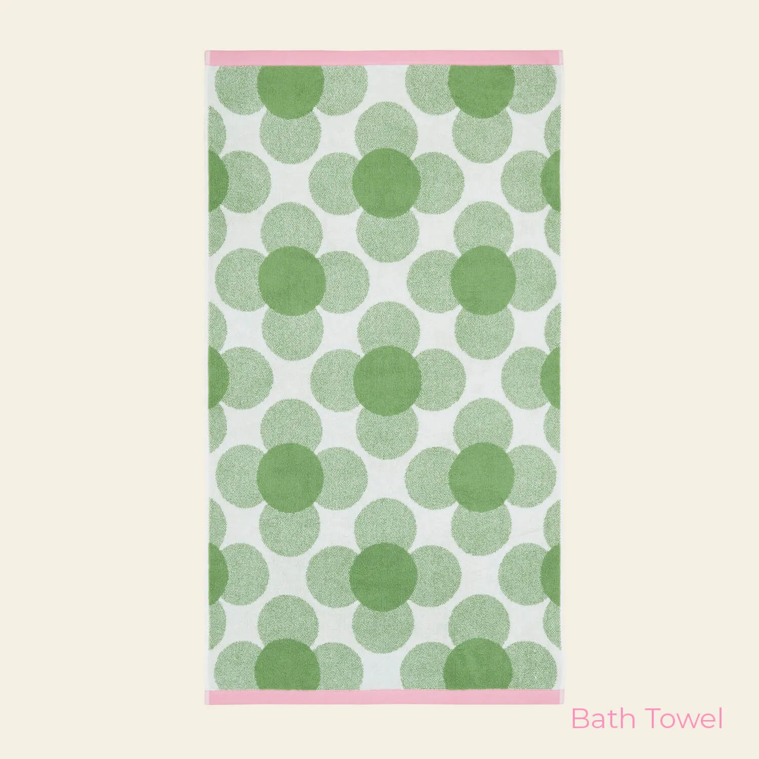 Retro Flower Towels Clover