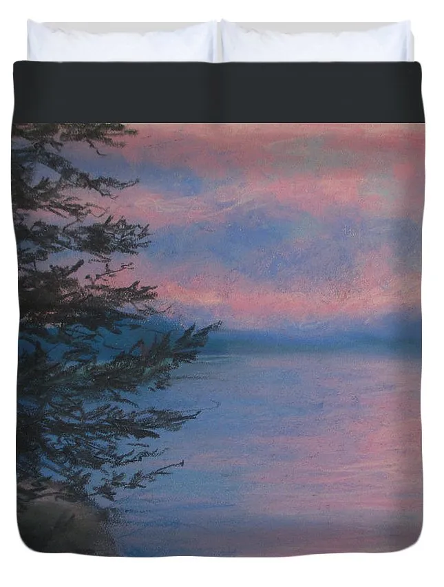 Rosey Sky Light - Duvet Cover